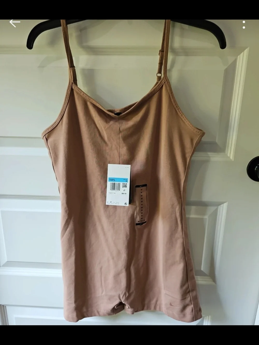 Nike Women's Beige Nude Camisole Shaper Bodysuit